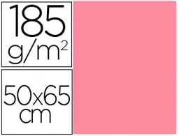 Cartulina Guarro 50x65cm. 185g/m² rosa chicle